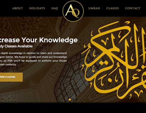 AQ Travel & Tours Web Design and Development