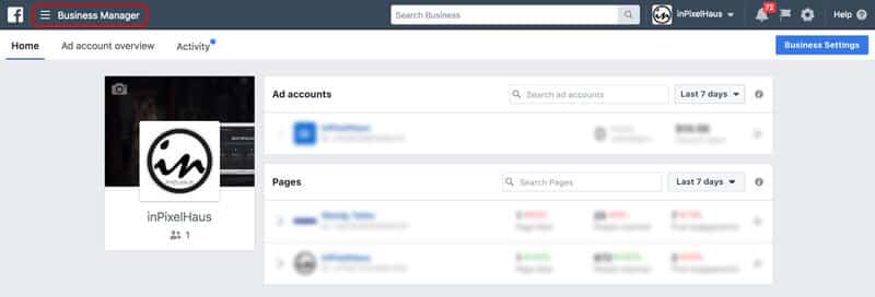 Facebook Business Manager Account