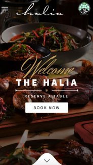 The Halia Restaurant Mobile