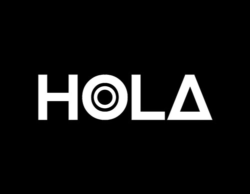 HOLA Logo White
